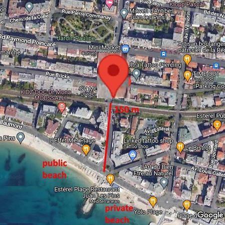 Stylish White And Red Apartments Ζουάν λε Πιν Εξωτερικό φωτογραφία
